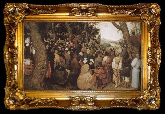 framed  Pieter Bruegel John Baptist De Road, ta009-2
